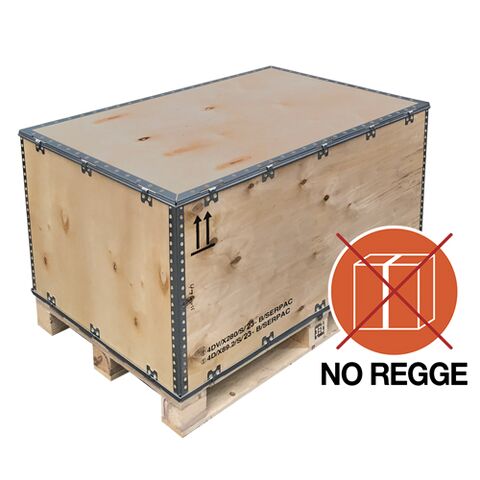 UN-zugelassene Verpackungen 4D und 4DV (Sperrholzkisten), die für den Versand verschiedener Gegenstände oder Innenverpackungen geeignet sind, wie in der Übersichtstabelle angegeben.