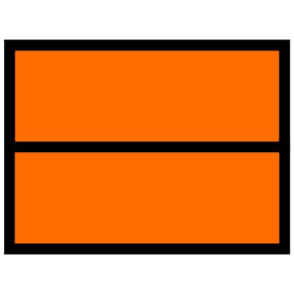 Die Warntafel ist mit der UN-Nummer vorgedruckt. Diese darf nur verwendet werden, wenn Container mit Gütern der UN-Zulassungsnummer, in einer Menge von mehr als 4000 kg beladen werden.