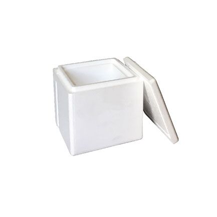 Styroporboxen mit Deckel fur den Kuhltransport