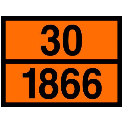Die orangenfarbene Warntafel 30/1866 ist für den Transport auf der Straße in Tankcontainern, ortsbeweglichen Tanks, MEGC und Beförderung fester Gefahrstoffe in loser Schüttung anzuwenden. Permanentkleber mit Haltbarkeit von 5 Jahren innen & außen.
